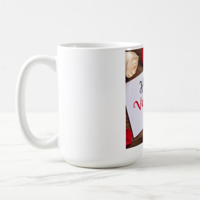 Taza De Café Feliz día de San Valentín (Izquierda)