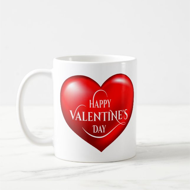 Taza De Café ¡Feliz Día de San Valentín! (Izquierda)