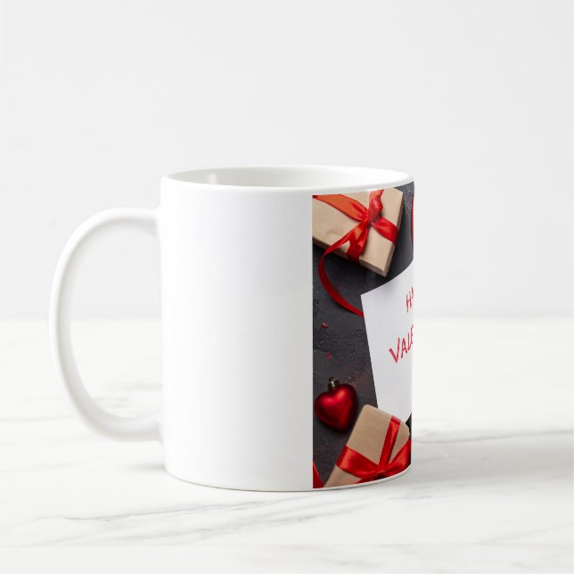 Taza De Café Feliz día de San Valentín (Izquierda)