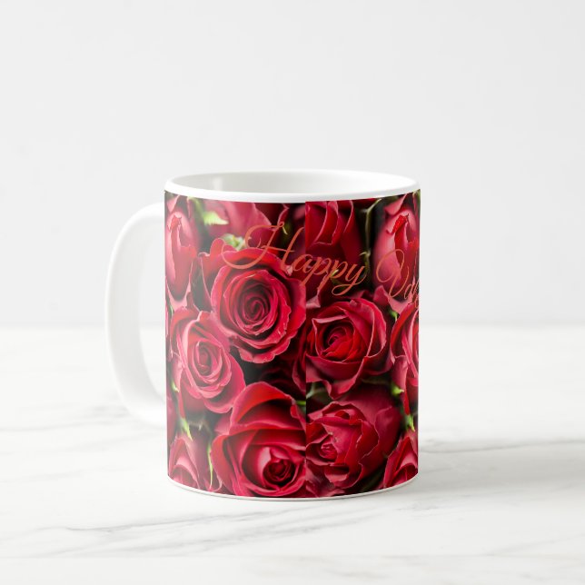 Taza De Café Feliz Día de San Valentín 2024 (Anverso izquierdo)