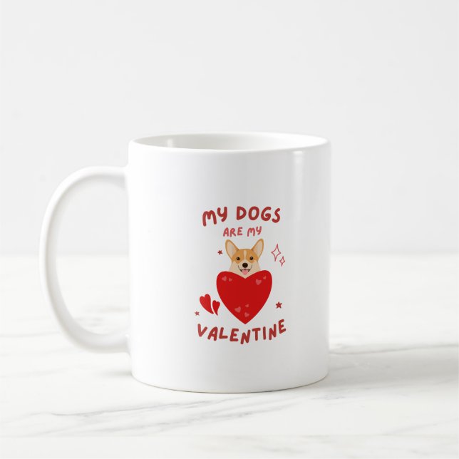 Taza De Café Feliz Día de San Valentín 2024 - Graciosa imagen d (Izquierda)
