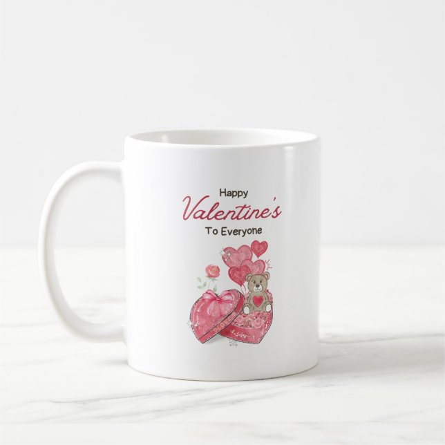 Taza De Café Feliz Día de San Valentín 2024 - Love Images trend (Izquierda)