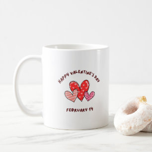 Taza De Café Feliz Día de San Valentín 2024 - San Valentín 14 d