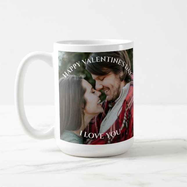 Taza De Café Feliz Día de San Valentín a la pareja de Personali (Izquierda)