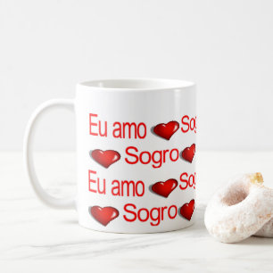 Taza De Café Feliz Día de San Valentín, canciones de Eu Amo Mi 