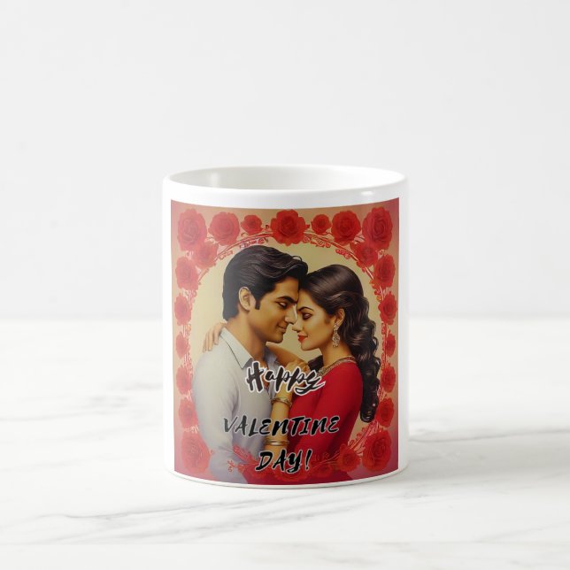 Taza De Café Feliz Día de San Valentín Mug Regalo (Centro)
