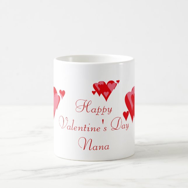 Taza De Café Feliz Día de San Valentín Nana (Centro)