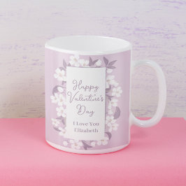 Taza De Café Feliz Día de San Valentín romántico Personalizado