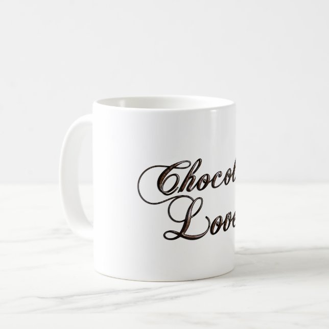 Taza De Café Feliz Día del Chocolate Chocolate Lover (Anverso izquierdo)