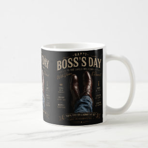 Taza De Café Feliz Día del Jefe
