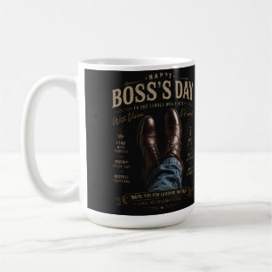 Taza De Café Feliz Día del Jefe