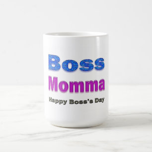 Taza De Café Feliz Día del Jefe, mamá