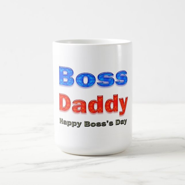 Taza De Café Feliz Día del Jefe papá (Centro)