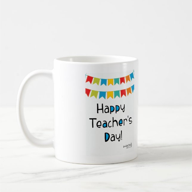 Taza De Café Feliz Día del Maestro (Izquierda)