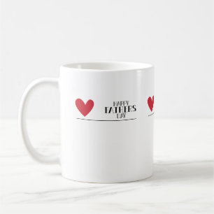 Taza De Café Feliz Día del Padre Amor Corazón Arte Imprimir