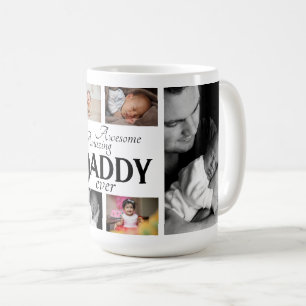 Taza De Café Feliz Día del Padre Collage de fotos café Mug