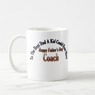 Taza De Café Feliz Día del Padre Entrenador