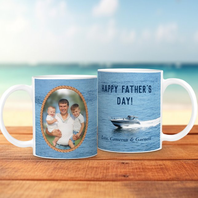 Taza De Café Feliz Día del Padre Foto personalizada (Subido por el creador)