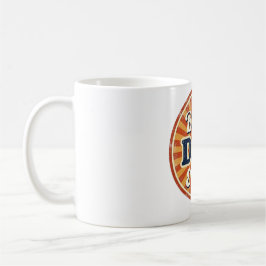 Taza De Café Feliz Día del Padre - Insignia retro