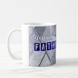 Taza De Café Feliz Día del Padre Papá Café Blanco