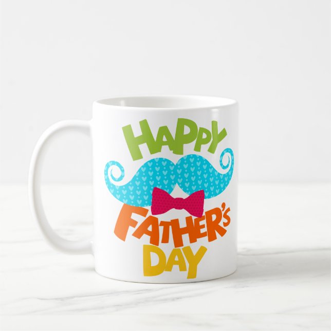Taza De Café "Feliz Día del Padre, papá: Una celebración del am (Izquierda)