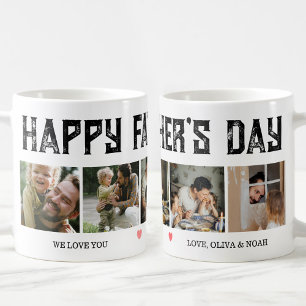 Taza De Café Feliz Día del Padre Personalizado 5 Regalo de Papá