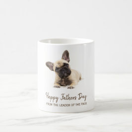 Taza De Café Feliz Día del Padre Personalizado Bulldog francés