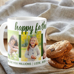 Taza De Café Feliz Día del Padre Personalizado saludo por foto