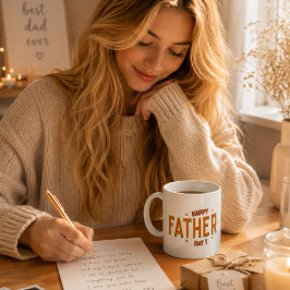Taza De Café Feliz Día del Padre – Regalo conmovedor para el mu