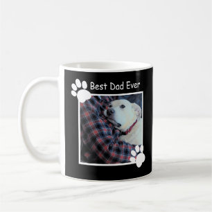 Taza De Café Feliz Día del Padre, simple, una foto mejor papá n