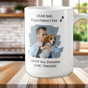 Taza De Café Feliz Día del Padre, te quiero a tu Mascota.
