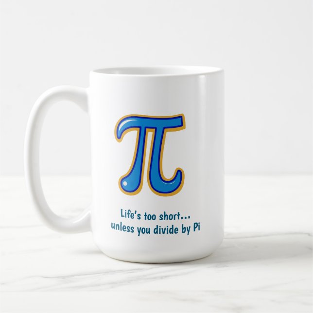 Taza De Café Feliz Día del Pi Mug - Math Lover's (Izquierda)