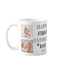 Feliz Día del Primer Padre 5 Collage de fotos plat