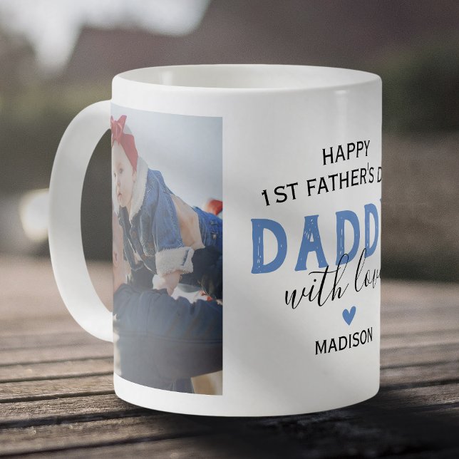 Taza De Café Feliz Día del Primer Padre Foto Café Mug (Subido por el creador)