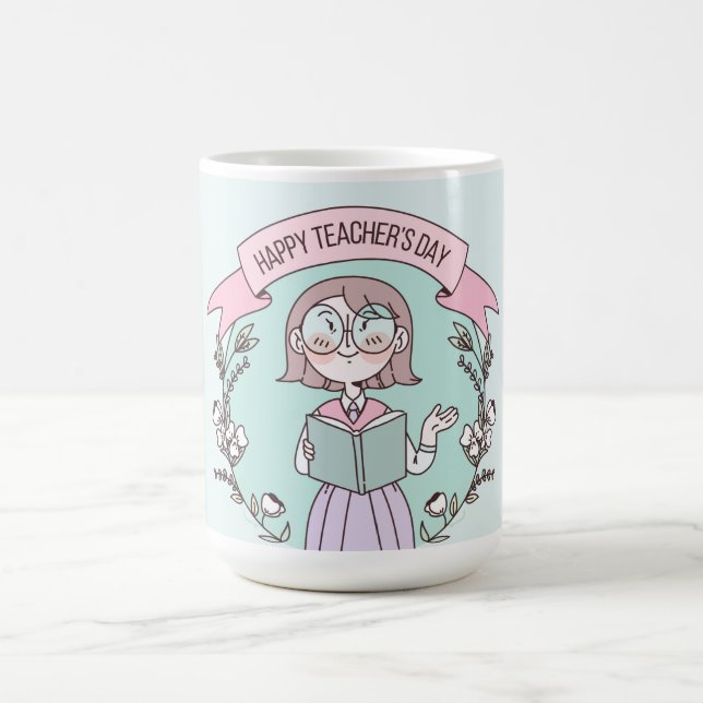 Taza De Café Feliz Día del Profesor (Centro)