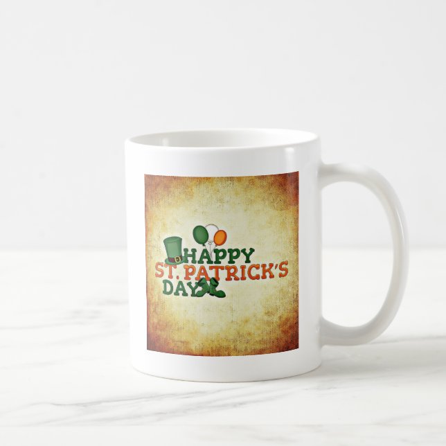 Taza De Café Feliz Día del Santo Patrón (Derecha)