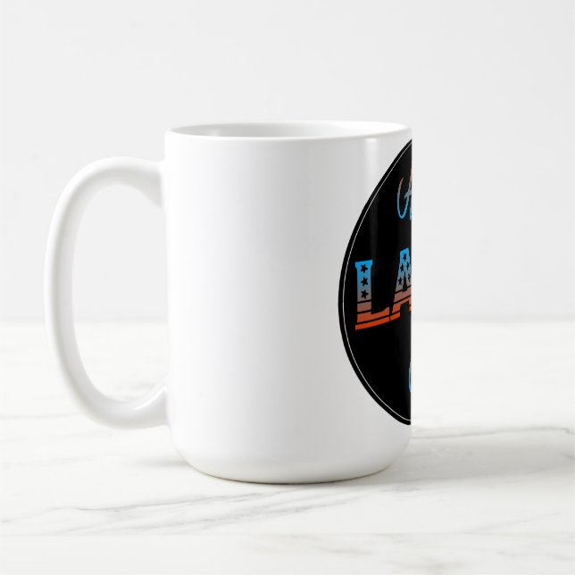 Taza De Café Feliz Día del Trabajo Rótulo Mug (Izquierda)