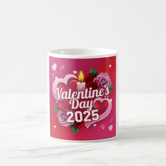 Taza De Café feliz día del vino 2025 (Centro)