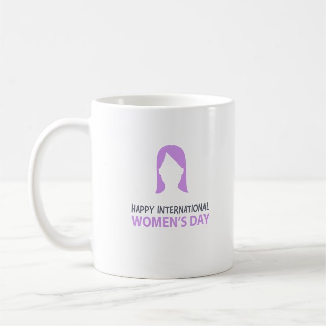 Taza De Café Feliz Día Internacional de la Mujer (Izquierda)
