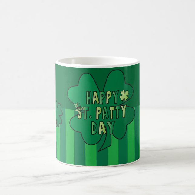 Taza De Café Feliz Día 🍀 San Patricio (Centro)