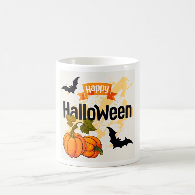 Taza De Café Feliz diseño de Halloween (Subido por el creador)