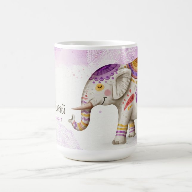 Taza De Café Feliz Diwali (Centro)