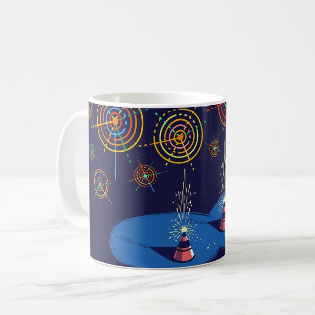 Taza De Café Feliz Diwali Mug (Anverso izquierdo)