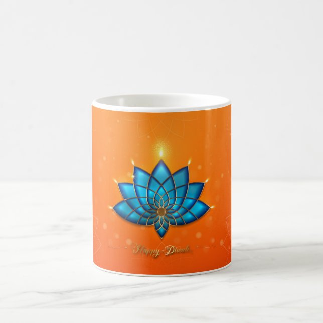 Taza De Café Feliz Diwali Mug (Centro)