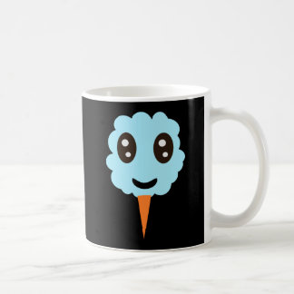 Taza De Café Feliz dulce de algodón azul