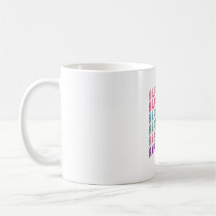 Taza De Café Feliz Easter Leopardo Bunny Groovy Conejo Cute