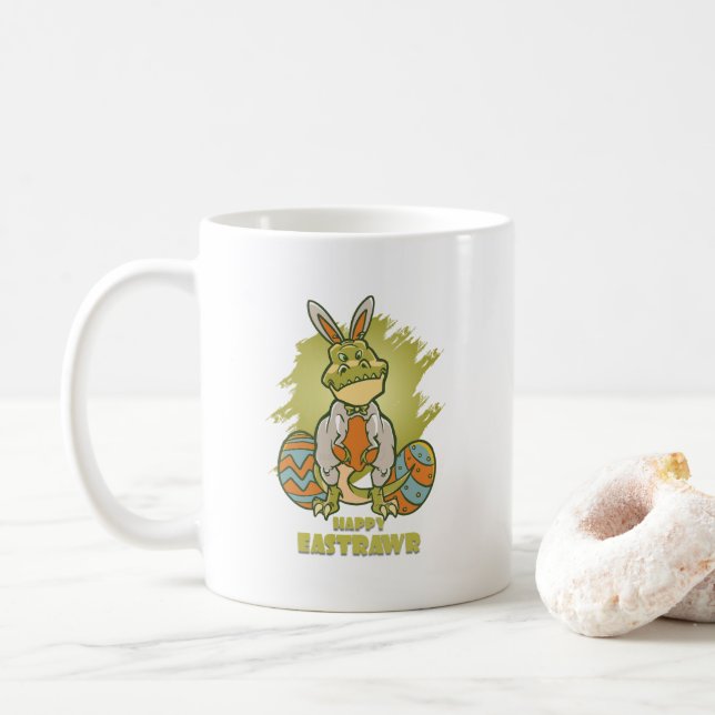 Taza De Café Feliz Eastrawr | Mug clásico #11 (Con donut)