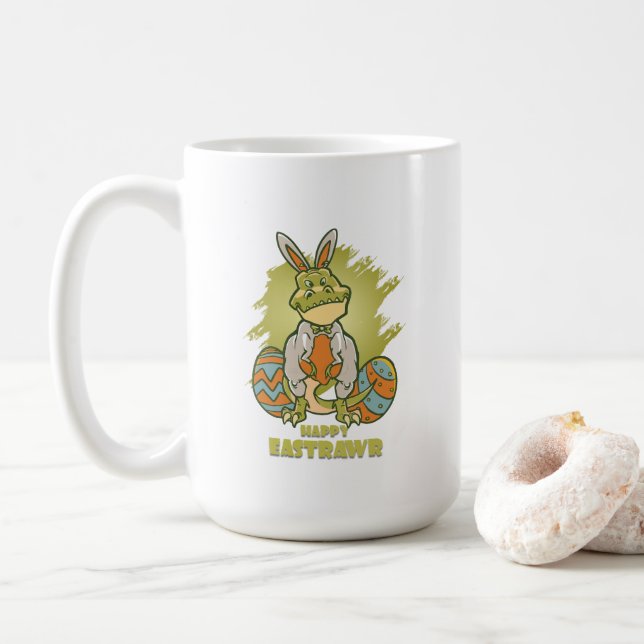 Taza De Café Feliz Eastrawr | Mug clásico #15 (Con donut)