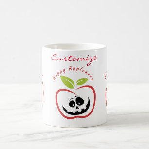 Taza De Café Feliz encuentro entre Jack O'lantern Thunder_Cove