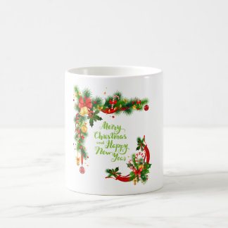 Taza De Café Feliz Feliz Navidad y Feliz Año Nuevo